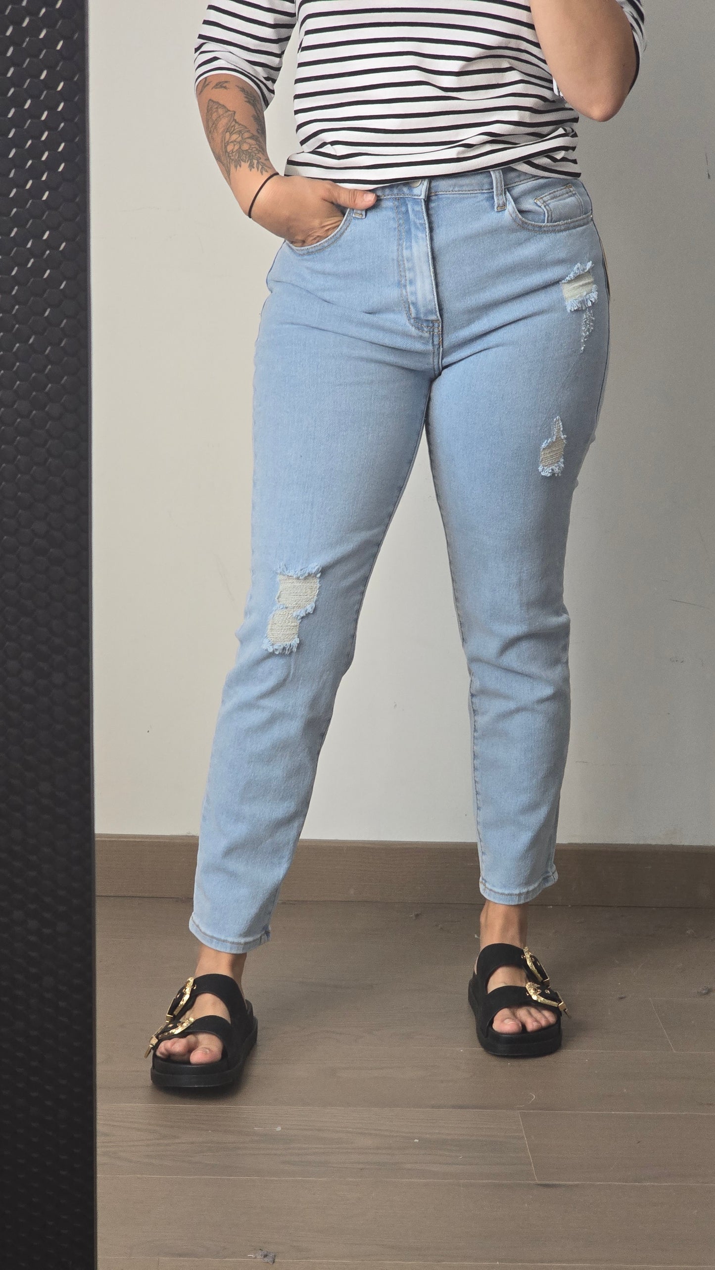 Jeans mom fit