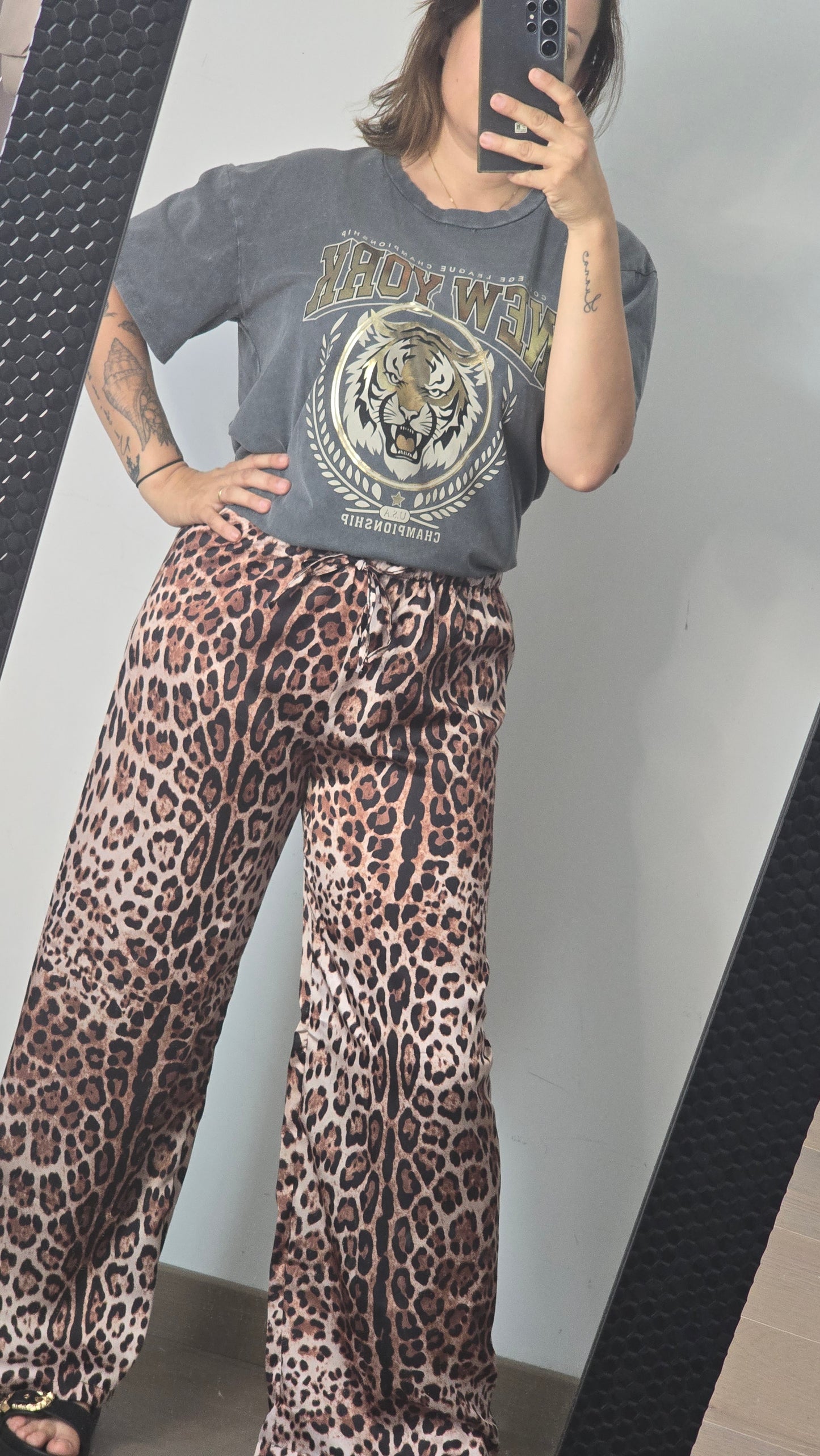 Pantalon leopard