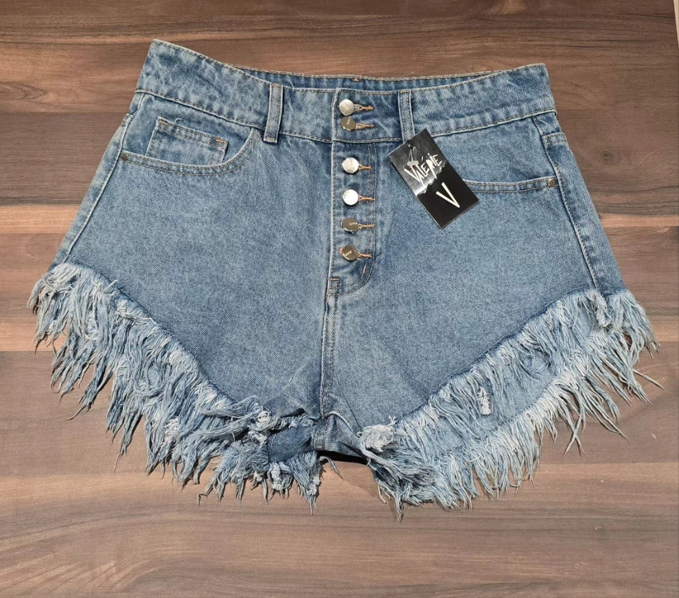 Short en jeans large