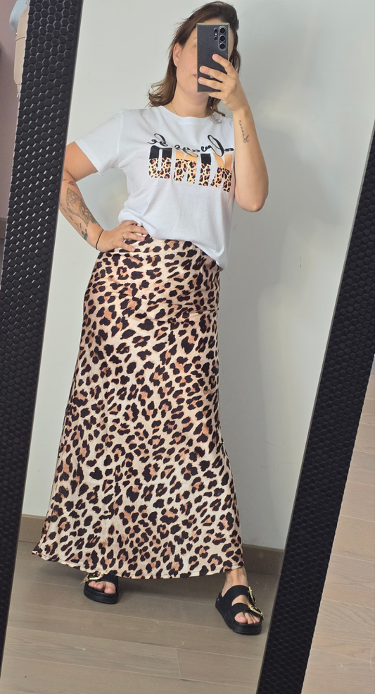 Jupe leopard