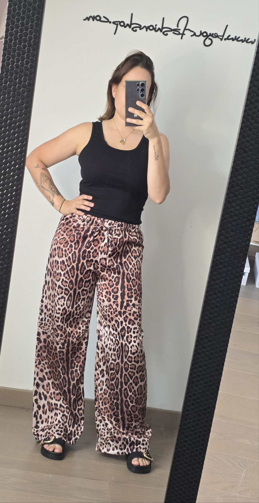 Pantalon leopard