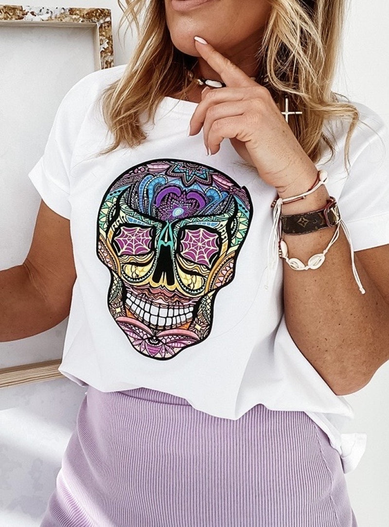 T-shirt tête de mort